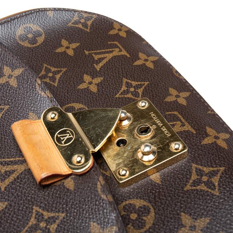 Pre Owned Louis Vuitton Monogram Canvas Camel Eden MM Bag