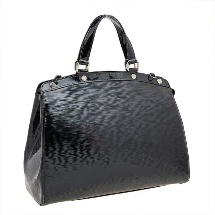 Pre Owned Louis Vuitton Black Electric Epi Leather Brea GM Bag