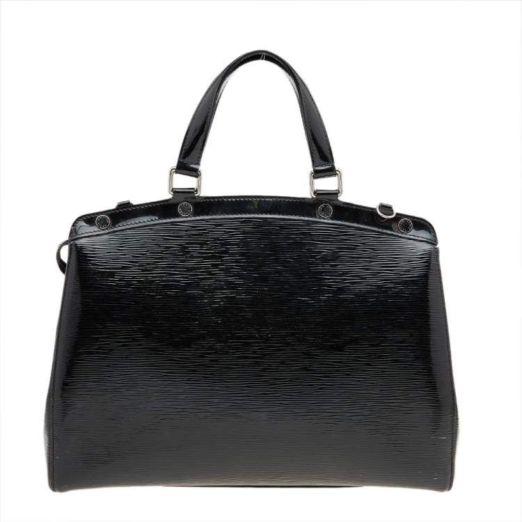 Pre Owned Louis Vuitton Black Electric Epi Leather Brea GM Bag