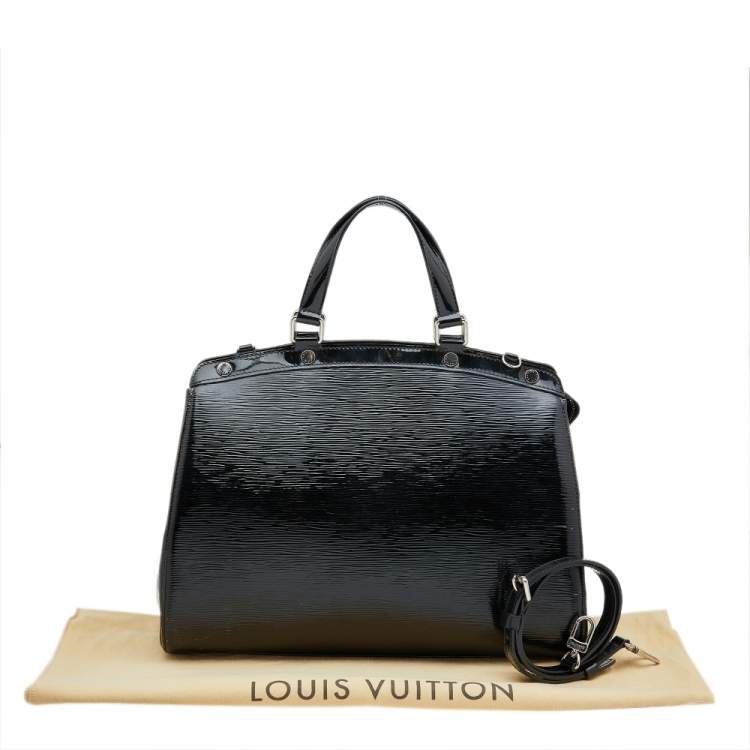 Pre Owned Louis Vuitton Black Electric Epi Leather Brea GM Bag