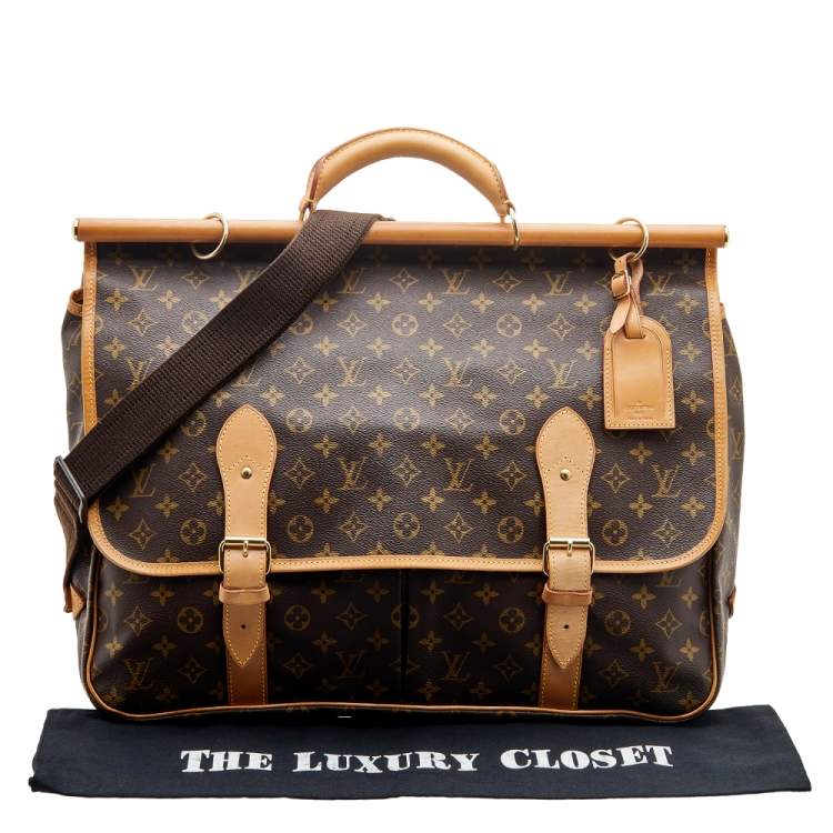 Pre Owned Louis Vuitton Monogram Canvas Sac Chasse Hunting Bag