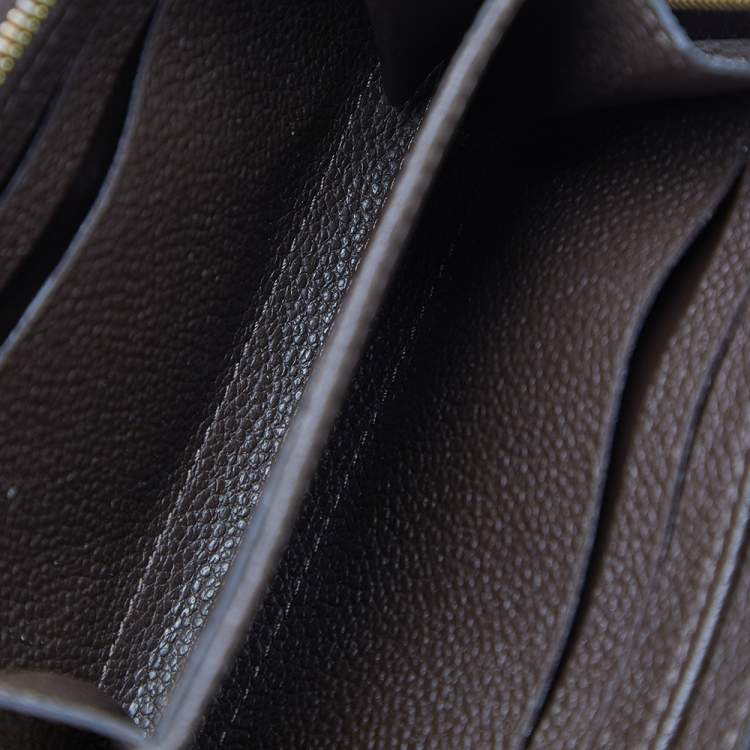 Louis Vuitton Terre Monogram Empreinte Zippy Wallet QJA0FKLQ0B004