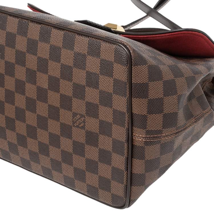 Pre Owned Louis Vuitton Damier Ebene Canvas Bergamo MM Bag