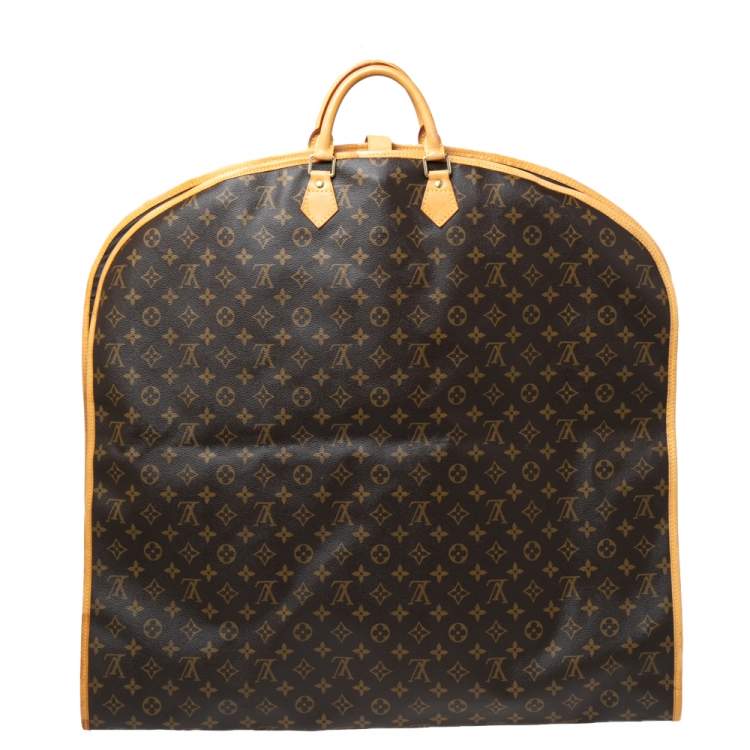 Pre Owned Louis Vuitton Monogram Canvas and Leather Garment Cover