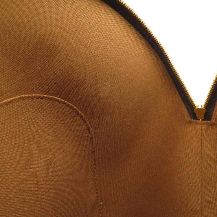 Pre Owned Louis Vuitton Brown Monogram Coated Canvas Ellipse MM Top Handle Bag