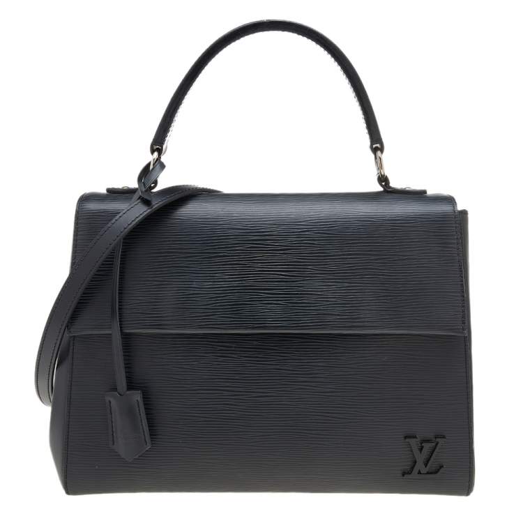 Pre Owned Louis Vuitton Black Epi Leather Cluny MM Bag