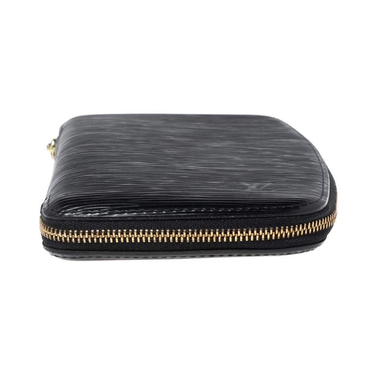 Pre Owned Louis Vuitton Black Epi Leather Geode Organizer Zippy Wallet