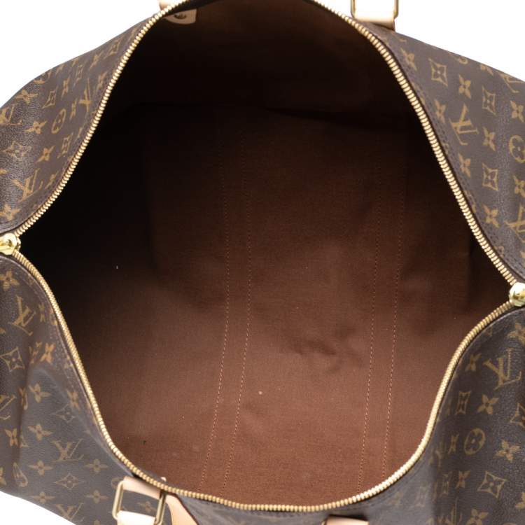 Pre Owned Louis Vuitton Monogram Canvas Keepall 55 Bag