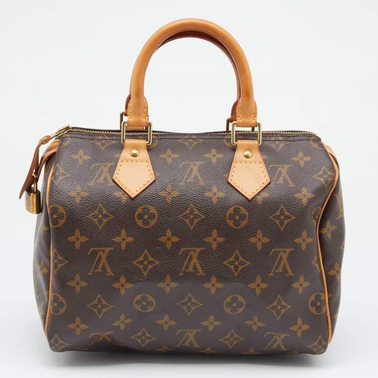 Pre Owned Louis Vuitton Monogram Canvas Speedy 25 Bag