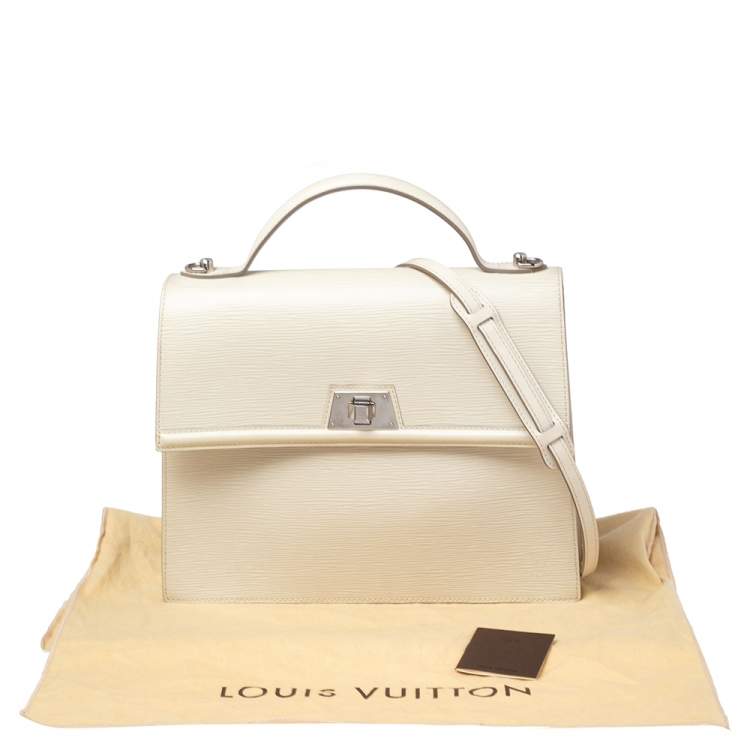 مملوكة مسبقًا Louis Vuitton Jaune Pale Epi Leather Sevigne GM Bag