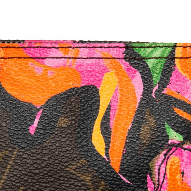 Pre Owned Louis Vuitton Multicolor Monogram Canvas Stephen Sprouse Roses Speedy 30 Bag