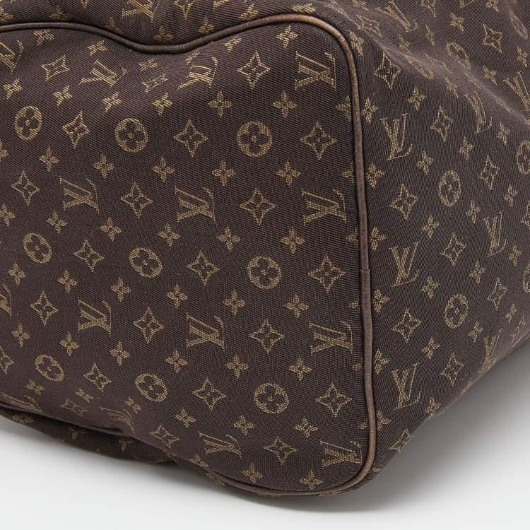 Pre Owned Louis Vuitton Monogram Mini Lin Canvas Speedy 30 Bag