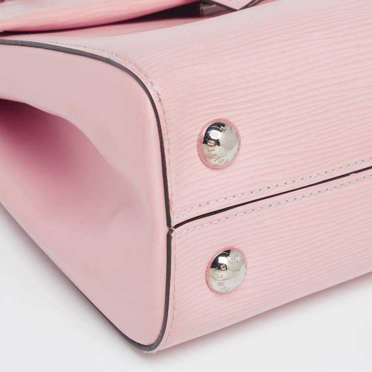 Pre Owned Louis Vuitton Rose Ballerine Epi Leather Cluny BB Bag