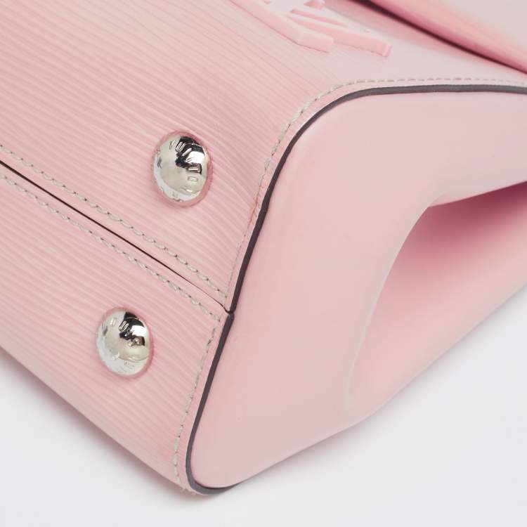 Pre Owned Louis Vuitton Rose Ballerine Epi Leather Cluny BB Bag