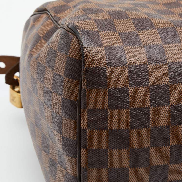 مملوكة مسبقًا Louis Vuitton Damier Ebene Canvas Speedy 35 Bag