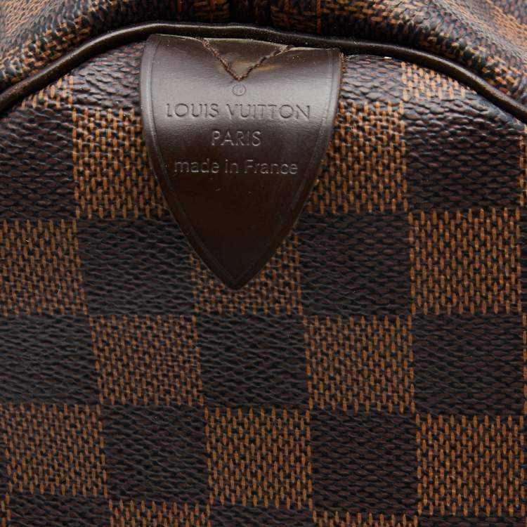 مملوكة مسبقًا Louis Vuitton Damier Ebene Canvas Speedy 35 Bag