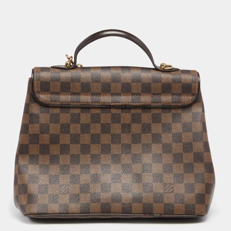 Pre Owned Louis Vuitton Damier Ebene Canvas Bergamo MM Bag