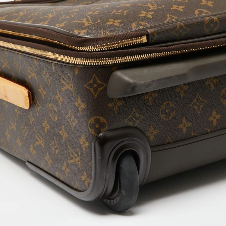 Pre Owned Louis Vuitton Monogram Canvas Pegase Legere 55 Luggage