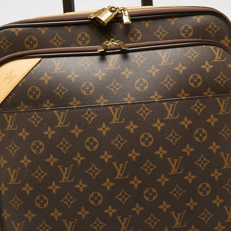 Pre Owned Louis Vuitton Monogram Canvas Pegase Legere 55 Luggage