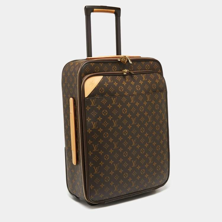 Pre Owned Louis Vuitton Monogram Canvas Pegase Legere 55 Luggage