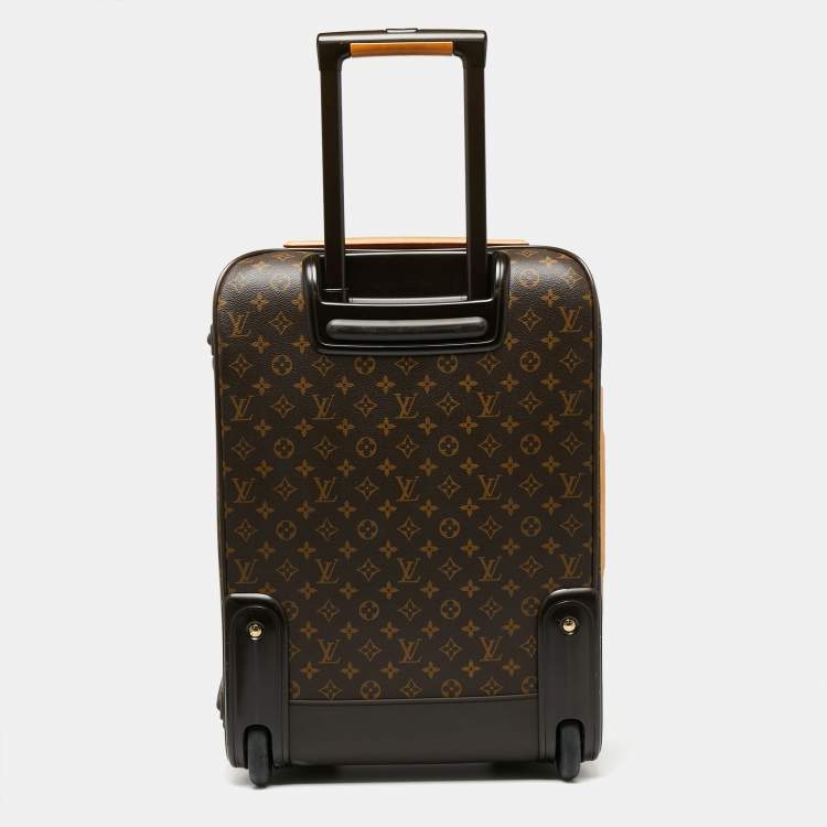 Pre Owned Louis Vuitton Monogram Canvas Pegase Legere 55 Luggage