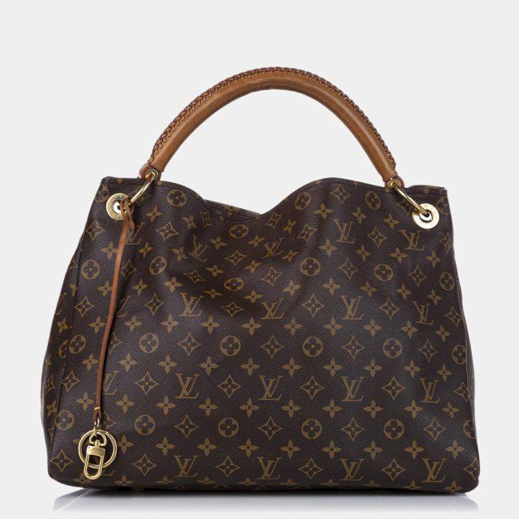 brown artsy louis vuitton