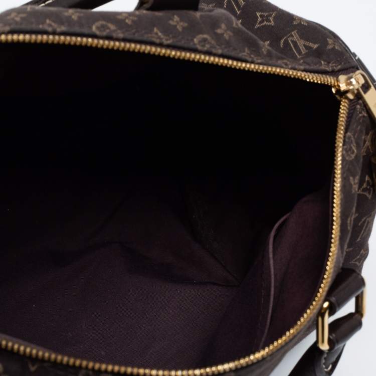 Pre Owned Louis Vuitton Fusain Monogram Idylle Canvas Bandouliere Speedy 30 Bag      