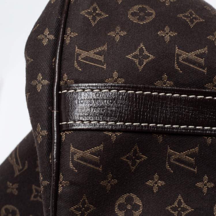 Pre Owned Louis Vuitton Fusain Monogram Idylle Canvas Bandouliere Speedy 30 Bag      