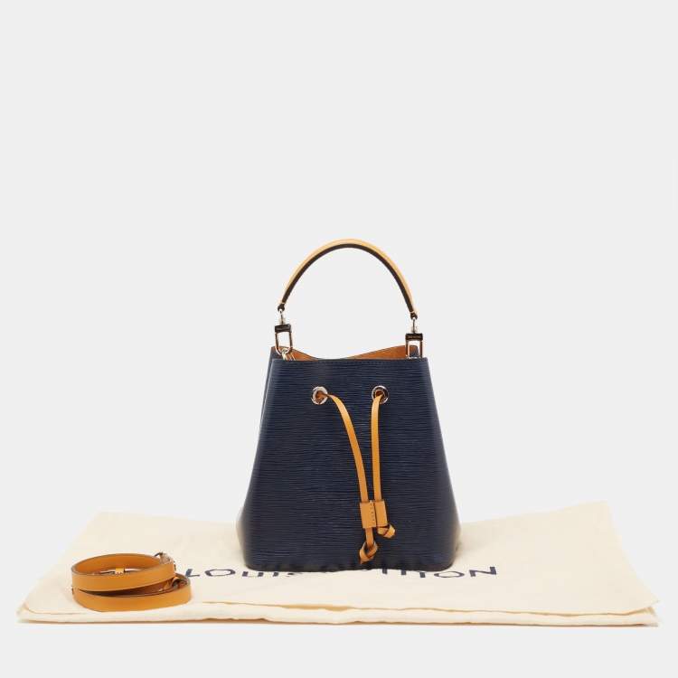 Pre Owned Louis Vuitton Indigo/Safran Epi Leather NeoNoe BB Bag