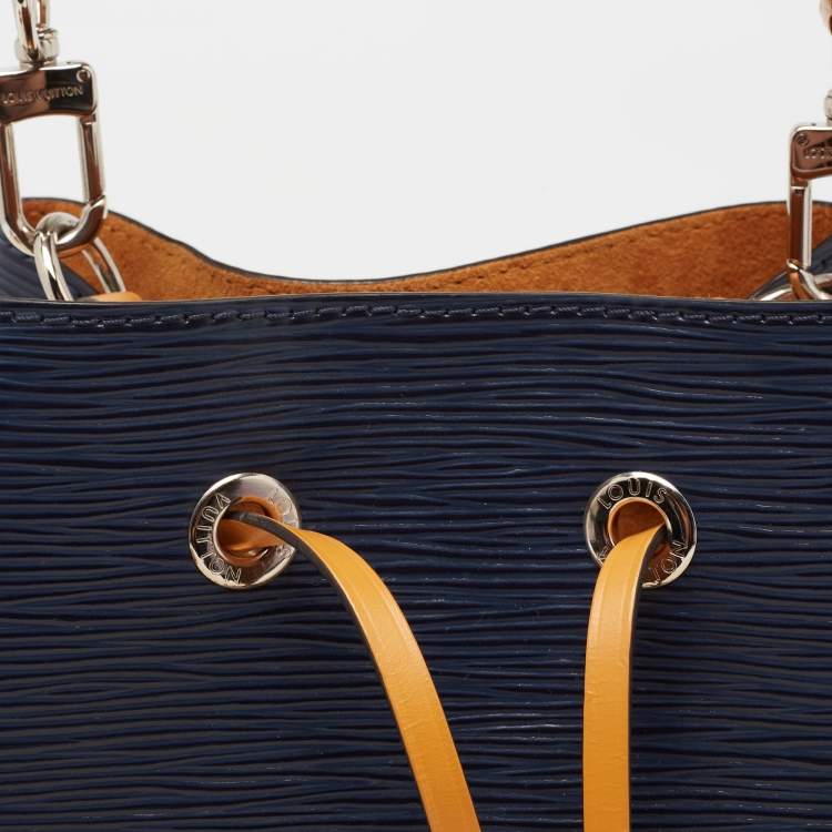 Pre Owned Louis Vuitton Indigo/Safran Epi Leather NeoNoe BB Bag