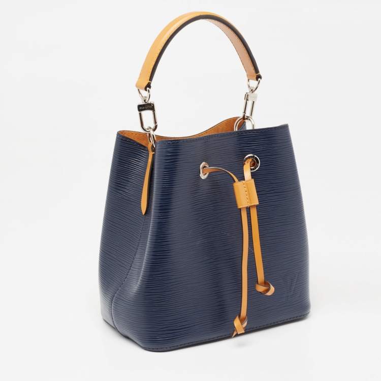Pre Owned Louis Vuitton Indigo/Safran Epi Leather NeoNoe BB Bag