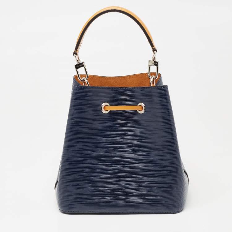 Pre Owned Louis Vuitton Indigo/Safran Epi Leather NeoNoe BB Bag