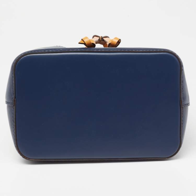 Pre Owned Louis Vuitton Indigo/Safran Epi Leather NeoNoe BB Bag