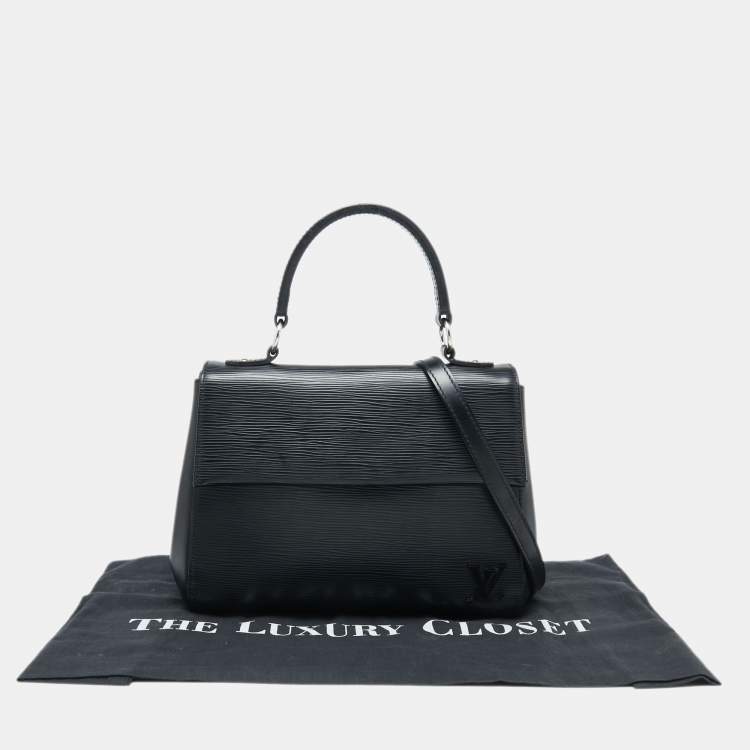 Pre Owned Louis Vuitton Black Epi Leather Cluny BB Bag