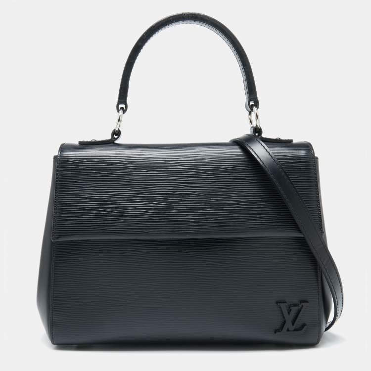 Pre Owned Louis Vuitton Black Epi Leather Cluny BB Bag