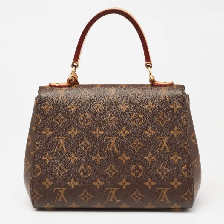 Pre Owned Louis Vuitton Monogram Canvas and Leather Cluny BB Bag