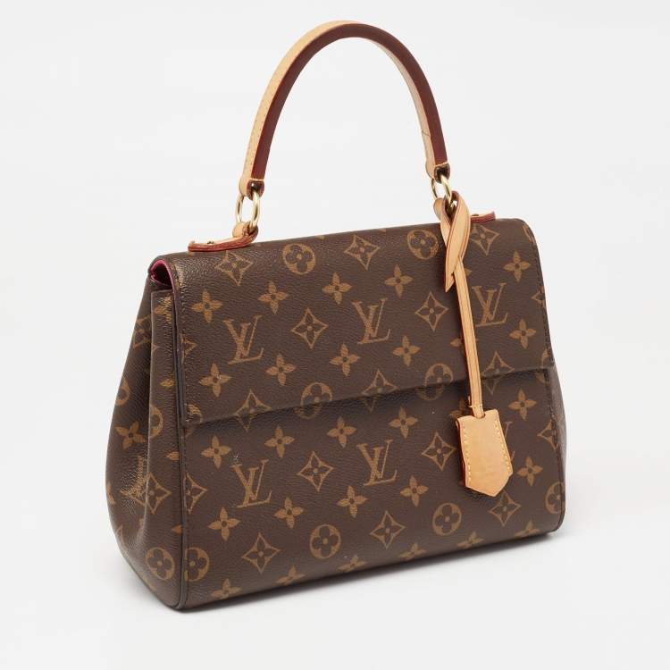 Pre Owned Louis Vuitton Monogram Canvas and Leather Cluny BB Bag