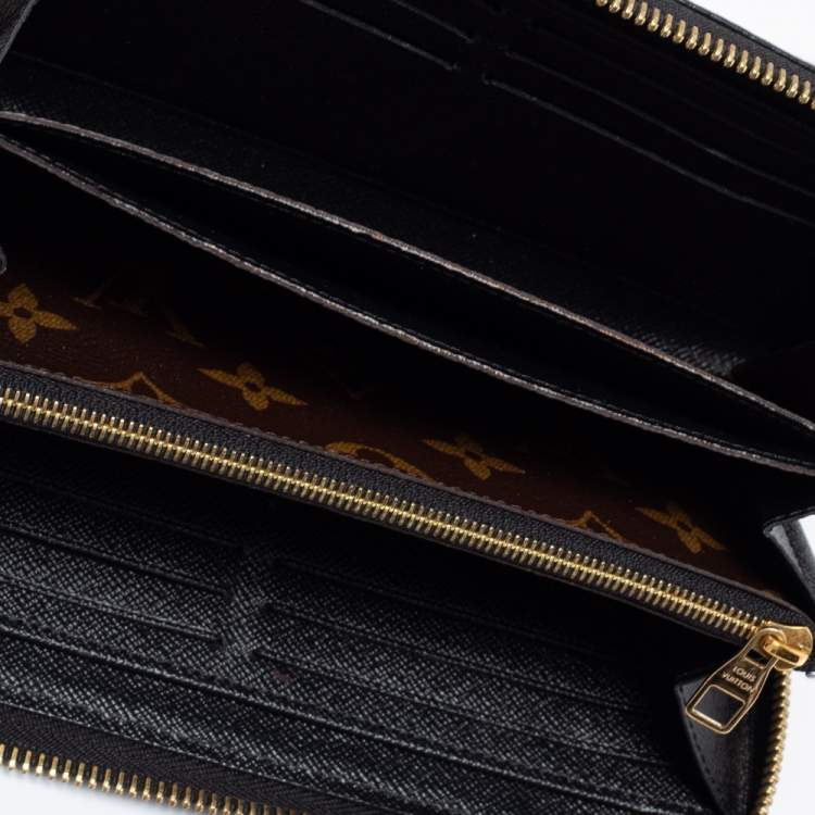 Louis Vuitton Black Monogram Canvas Zippy Retiro Zip Around Wallet Louis  Vuitton