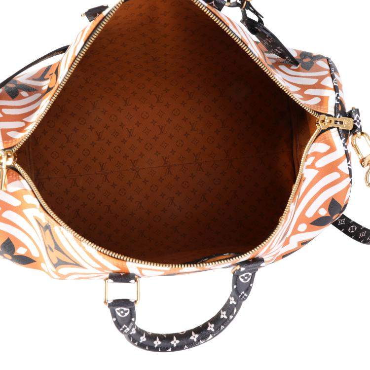 Pre Owned Louis Vuitton Monogram Giant Crafty 2020 Keepall Bandouliere 50 Bag