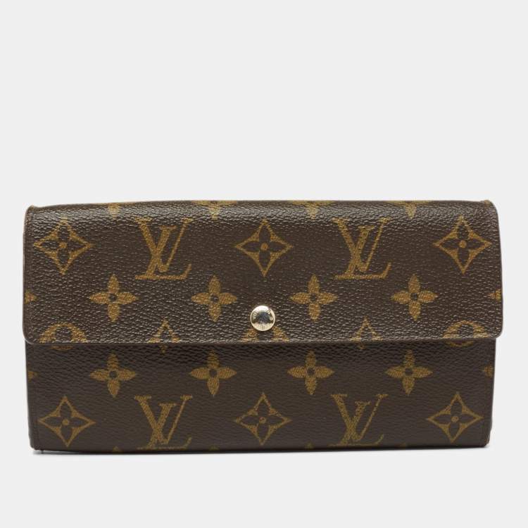 lv monogram sarah wallet