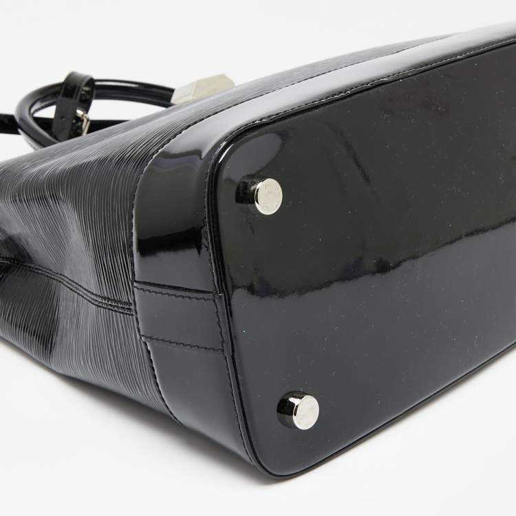 Pre Owned Louis Vuitton Black Electric Epi Leather Mirabeau GM Bag