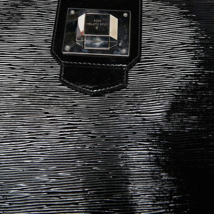 Pre Owned Louis Vuitton Black Electric Epi Leather Mirabeau GM Bag