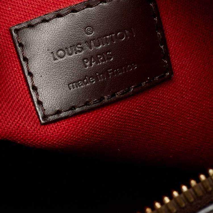 Pre Owned Louis Vuitton Brown Damier Ebene Canvas Duomo Bag