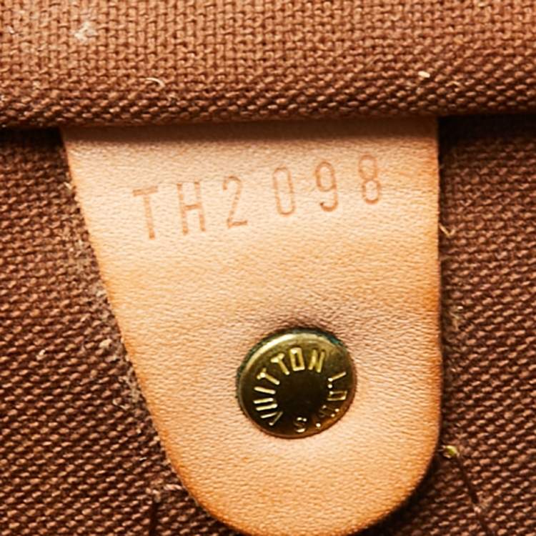 Pre Owned Louis Vuitton Monogram Canvas Speedy 30 Bag