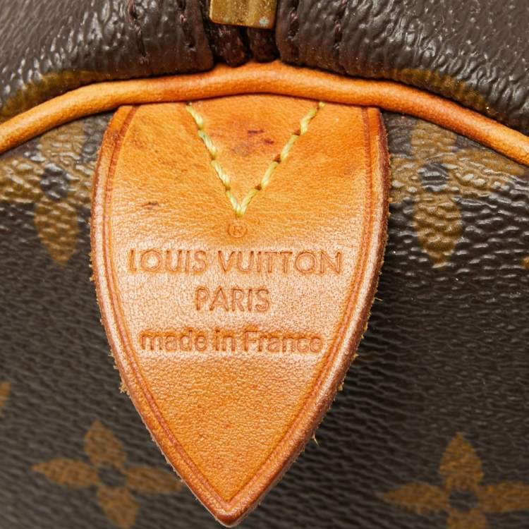Pre Owned Louis Vuitton Monogram Canvas Speedy 30 Bag