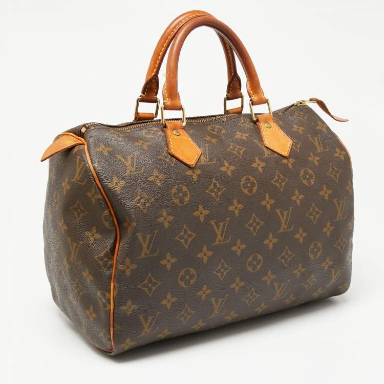 Pre Owned Louis Vuitton Monogram Canvas Speedy 30 Bag