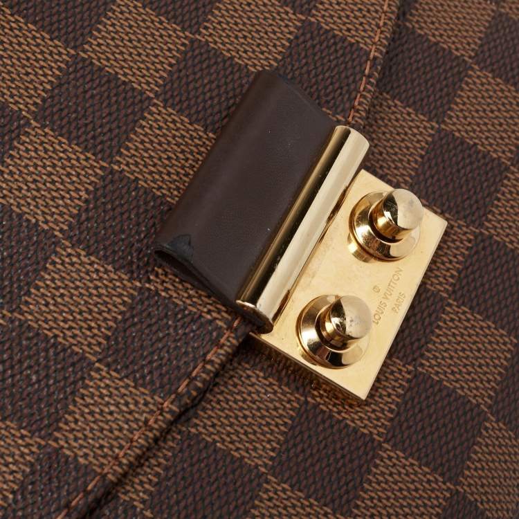 Pre Owned Louis Vuitton Damier Ebene Canvas Croisette Bag