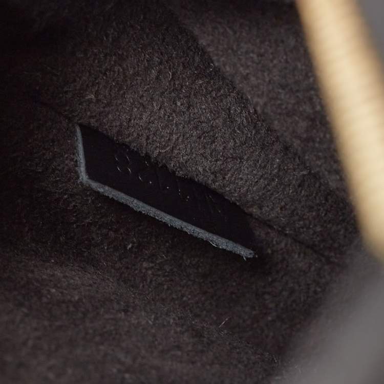 Pre Owned Louis Vuitton Black Monogram Leather Very One Handle Bag