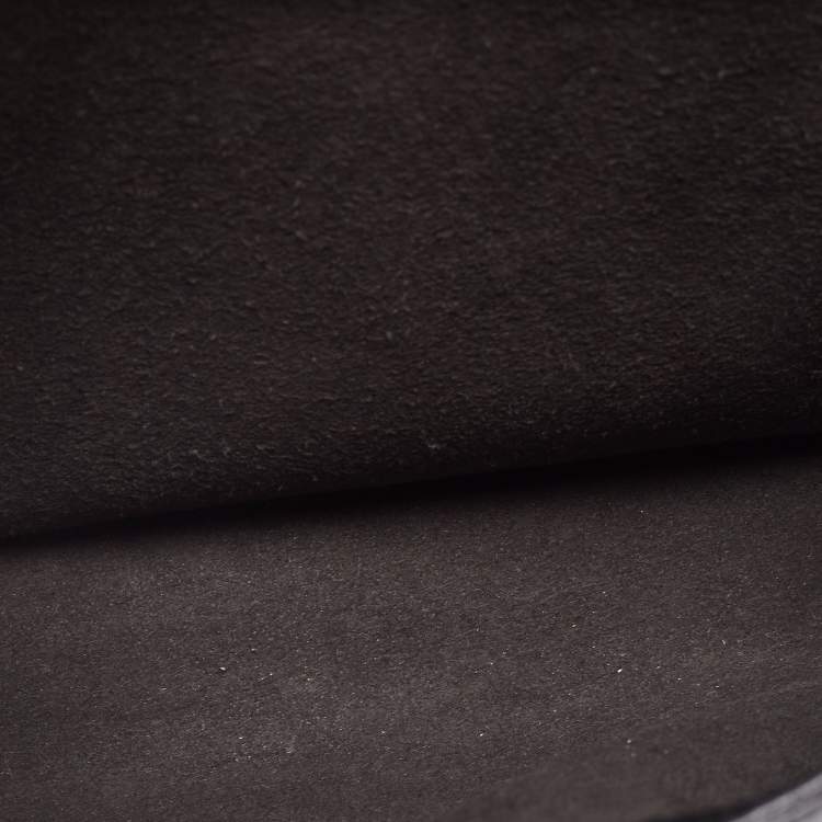 Pre Owned Louis Vuitton Black Monogram Leather Very One Handle Bag