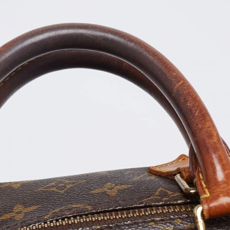 Pre Owned Louis Vuitton Monogram Canvas Speedy 35 Bag
